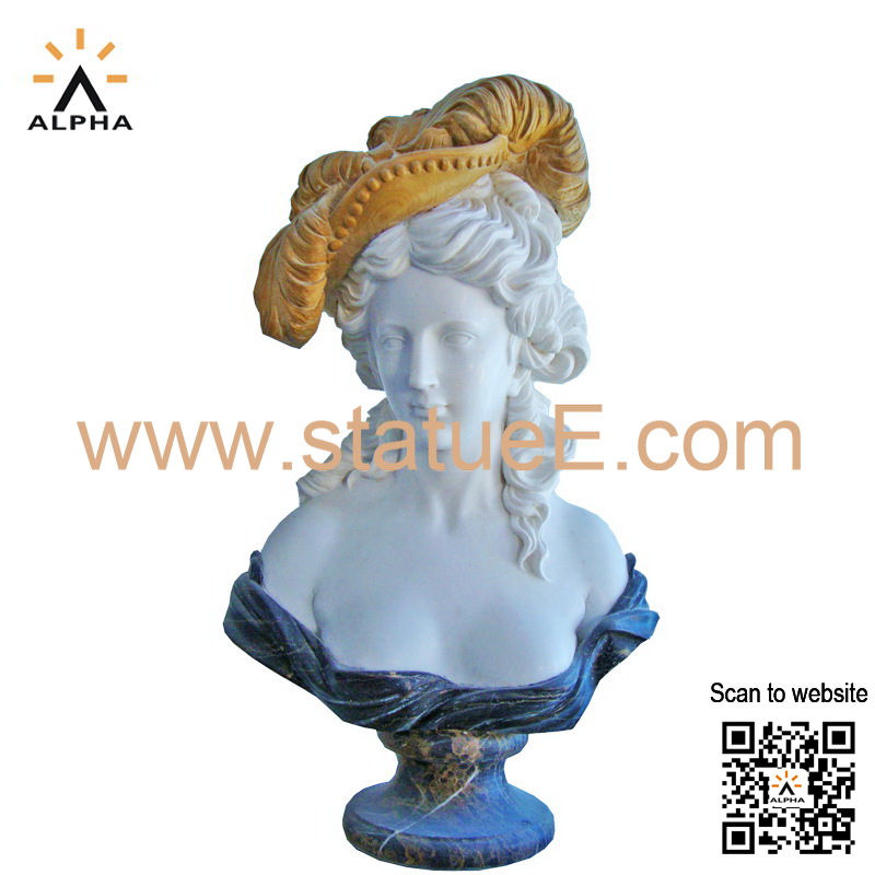 custom marble bust